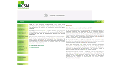 Desktop Screenshot of csmlogistica.com